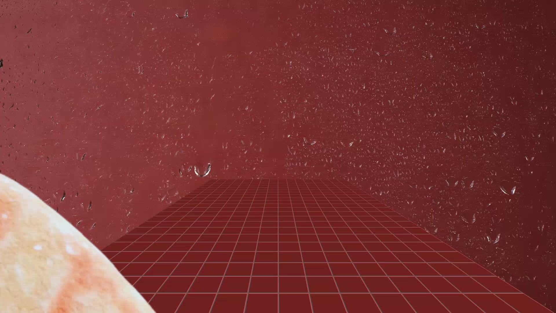 Simply Solid Sprengkraft Video Wide- Solids verdrängen plastikflaschen auf einer Art animiertem Laufsteg in einer Dusche