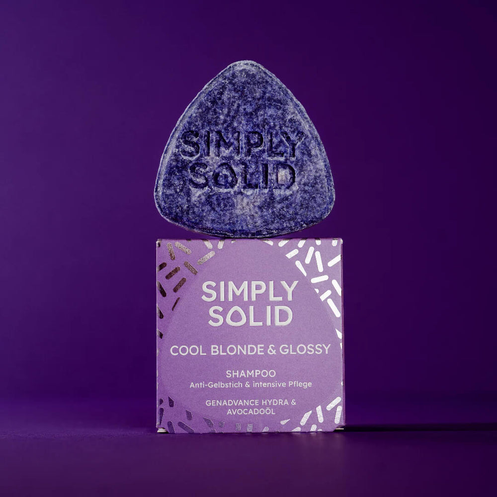 Cool Blonde & Glossy Shampoo-Solid für das Haar