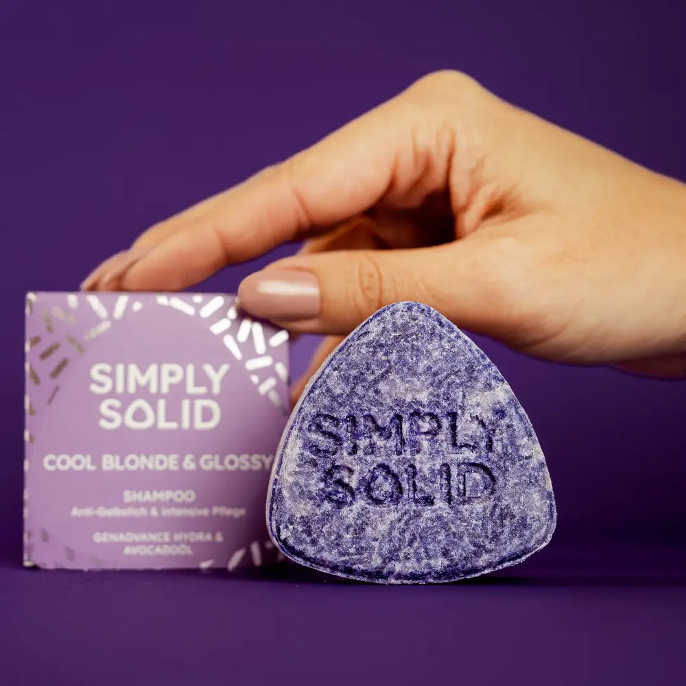 Cool Blonde & Glossy Shampoo-Solid für das Haar