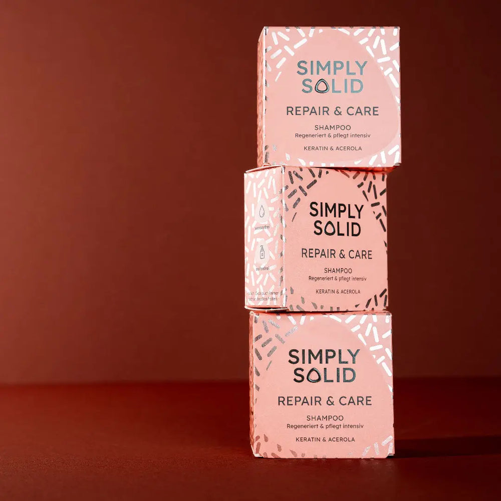 Repair & Care Shampoo-Solid für das Haar